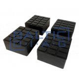 Rubber lift pad 110 x 110 x 50 mm