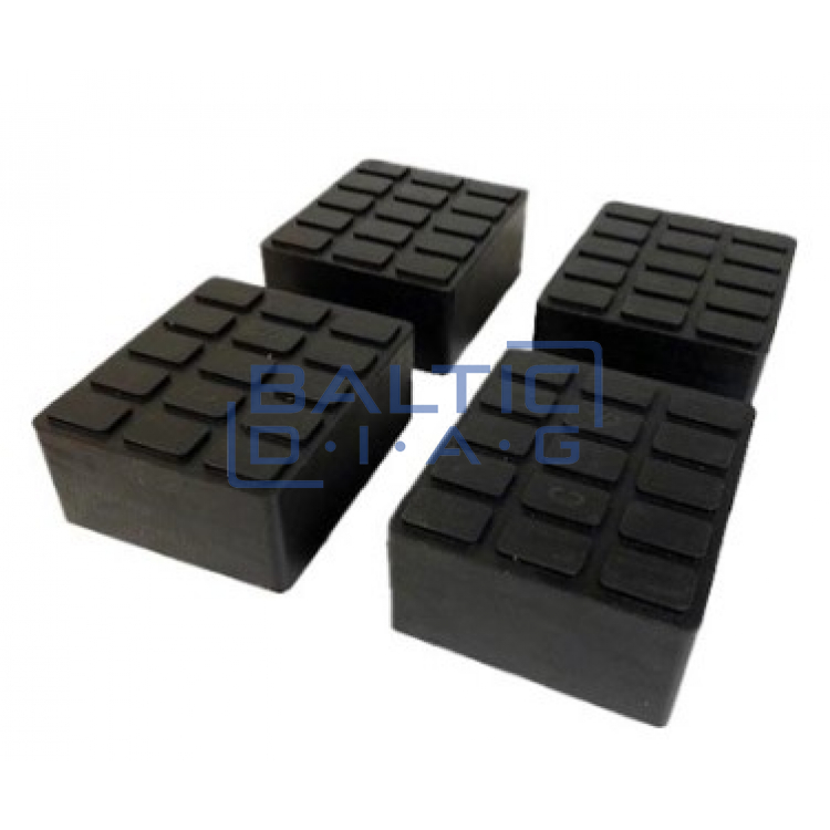 Guminis keltuvo padas 110 x 110 x 50 mm