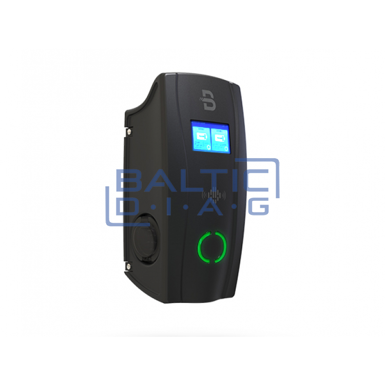 Smart two-socket EV charging station Beny, 2 x 7.4 kW