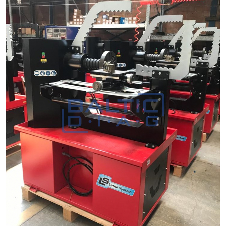 Rim straightening machine with lathe RS 28
