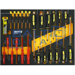 Tool trolley with 7 drawers and 156 tools