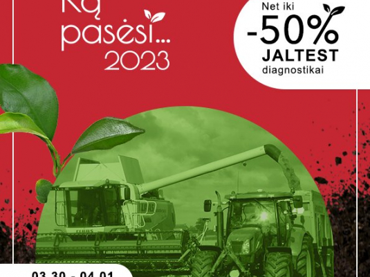 Visit us at the exhibition „Ką pasėsi... 2023“