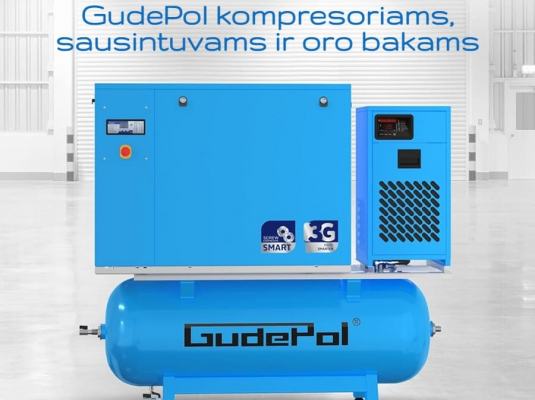 5% discount for GudePol compressors and other equipment!