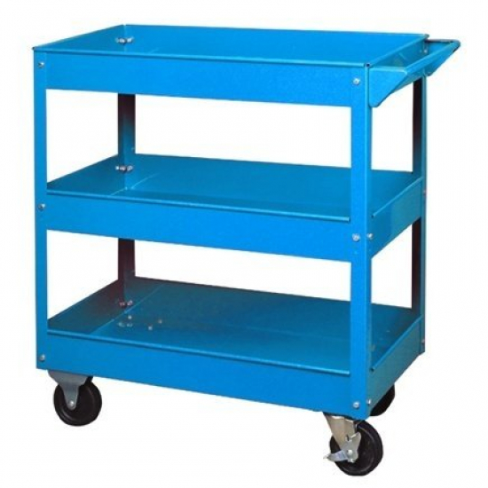 Trolley with three shelves