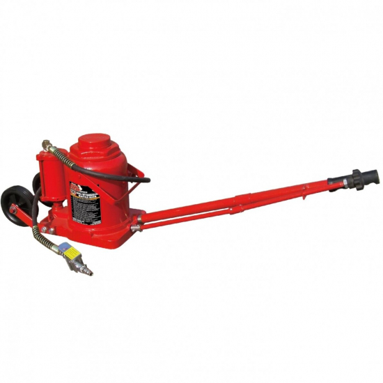 Pneumo-hydraulic jack 50t with wheels