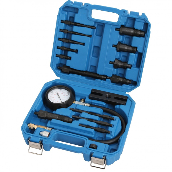 Compression gauge set for diesel engine