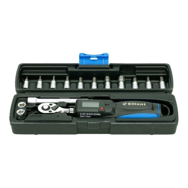 1/4 "torque wrench 6-30Nm digital with bit set.