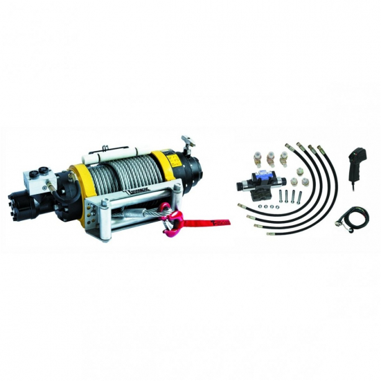 Hydraulic winch with remote control system 10215 kg