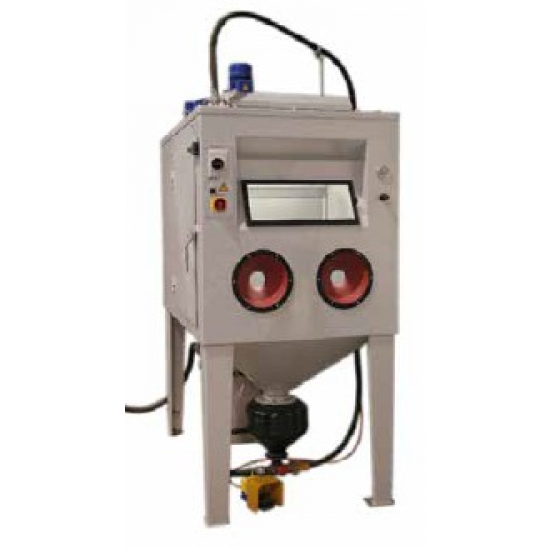 Airblast ABD-1000 Pressure sandblasting cab with automatic sandblasting function