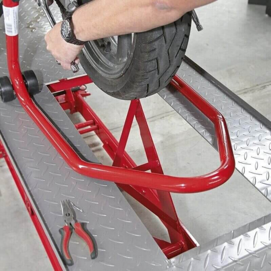 Hydraulic motorcycle lift, 400 kg