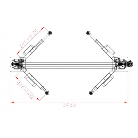 Two-column hoist ATH-Pure 2.40