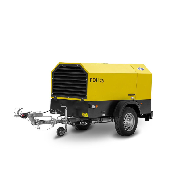 Mobile diesel air compressor ATMOS PDH76