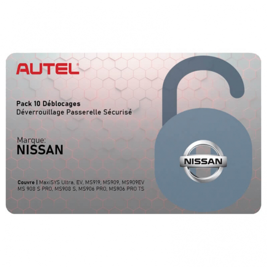 Карты доступа Nissan Gateway (SGW), Autel
