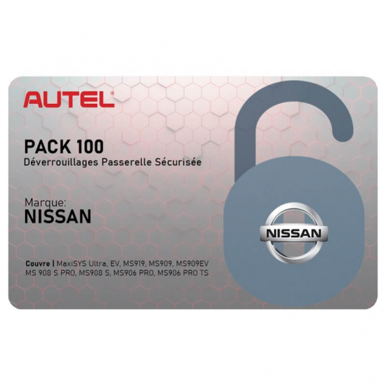 Карты доступа Nissan Gateway (SGW), Autel