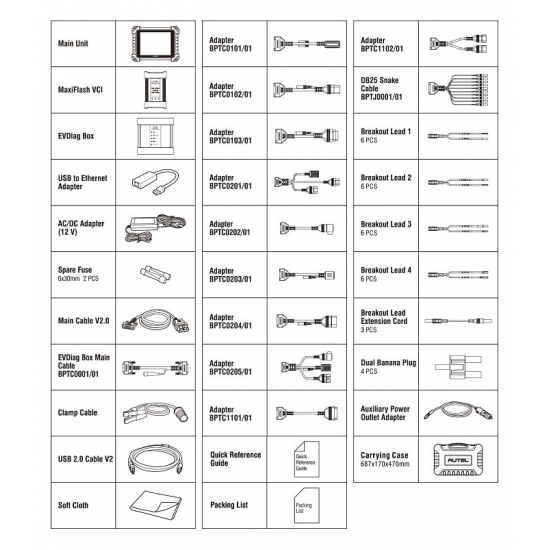 Diagnostic device for electric cars AUTEL MaxiSys MS909EV