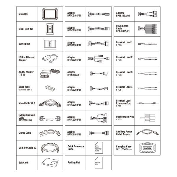 Diagnostic device for electric cars AUTEL MaxiSys MS909EV