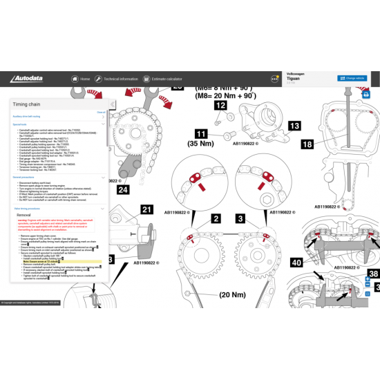 Autodata database for motorcycles for 1 user