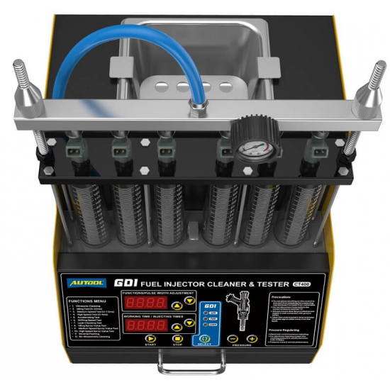 Benzininių purkštukų testavimo ir plovimo įrenginys Autool CT400 GTI