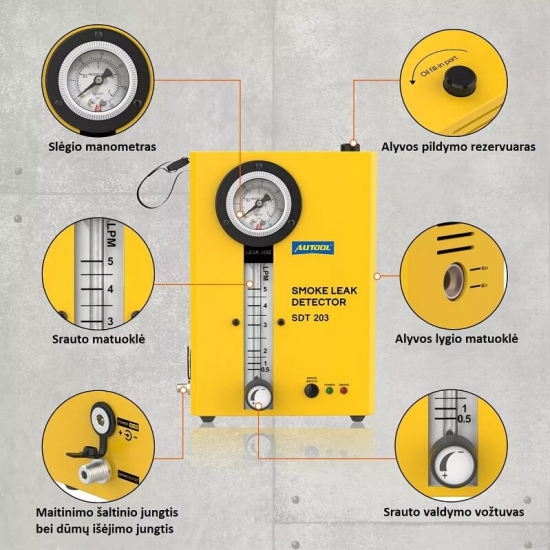 Dūmų generatorius Autool SDT203
