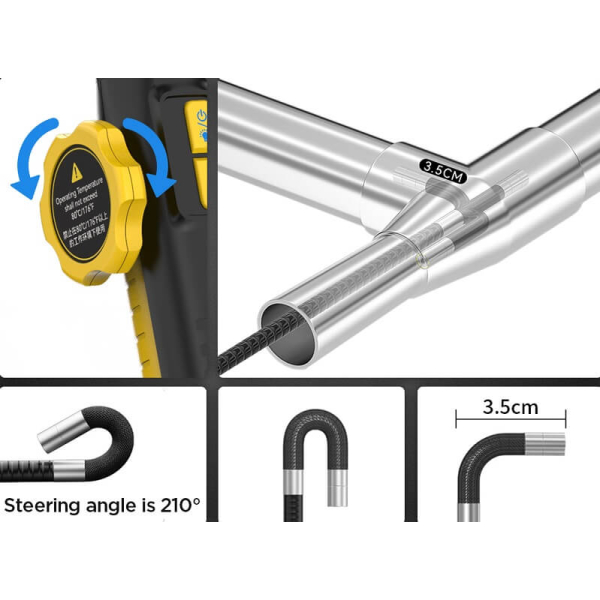 Endoscope with flexible probe Autool SVB305