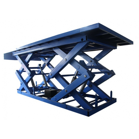 Scissor lift and turntable