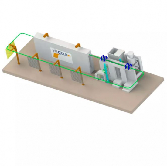 COLO LINE automatic powder coating line 1