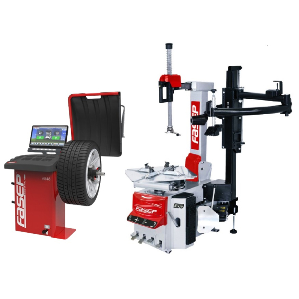 PRO wheel balancing and mounting machine Fasep V548.G4.DA + S245.001