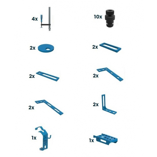 Welding table accessories set GPPH PLUS 28pcs No.4