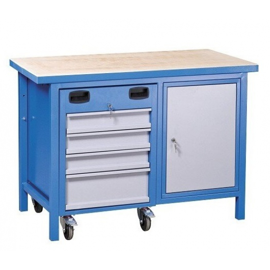 Desk with mobile cabinet Multi