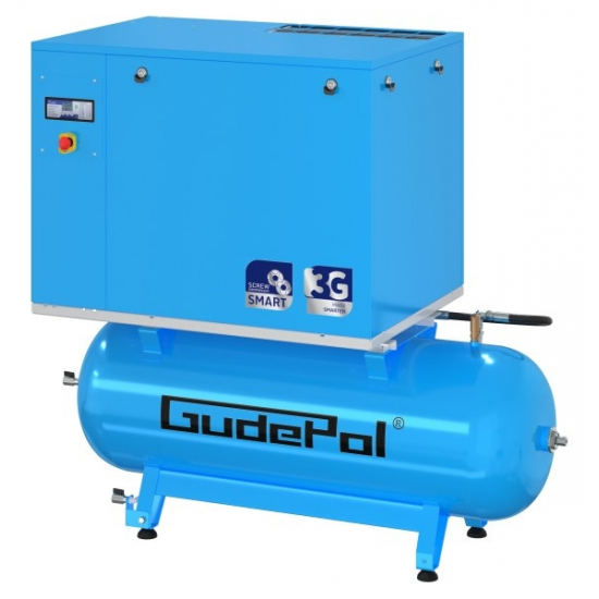 GudePol screw compressor 270l 8bar 5.5kW