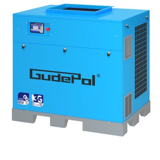 Gudepol screw compressor 2200l / min 10bar 15kW