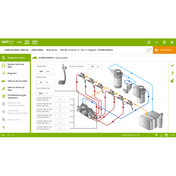 Diagnostic tool JalTest PC Link 29365