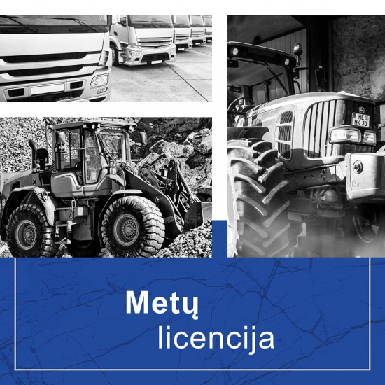 Komercinio + žemės ūkio + statybinio transporto duomenų bazė Jaltest CV + AGV + OHW – metams