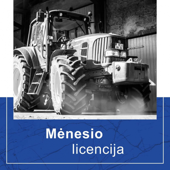 Agricultural machinery database Jaltest AGV - for a month