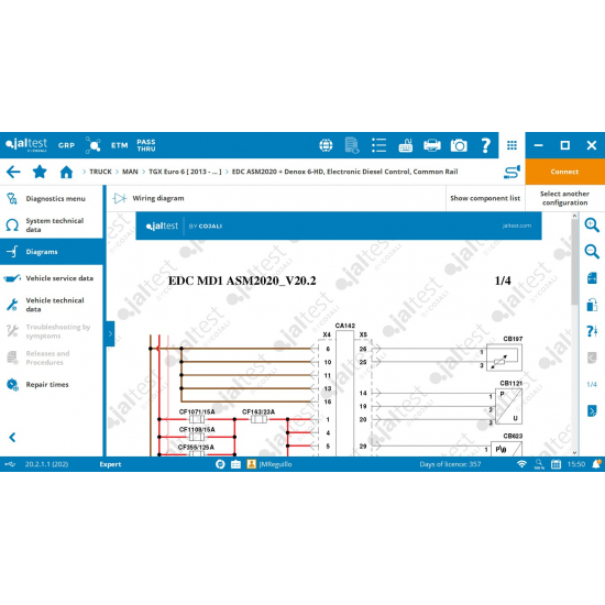 DAF truck diagnostic equipment JalTest