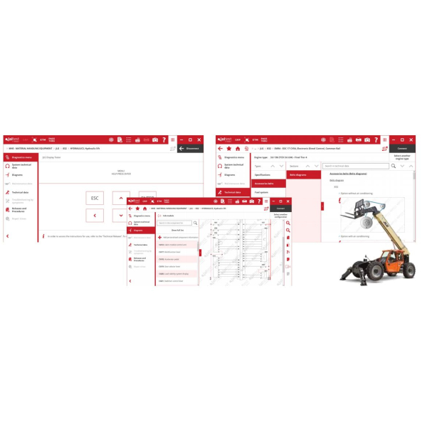 Universal lifting equipment diagnostic equipment Jaltest MHE