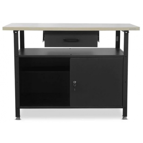 Jan Nowak desk with cabinet and drawer ERIC BLACK