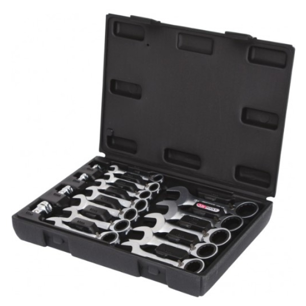 GEARplus ring wrench set, short, 16 pieces