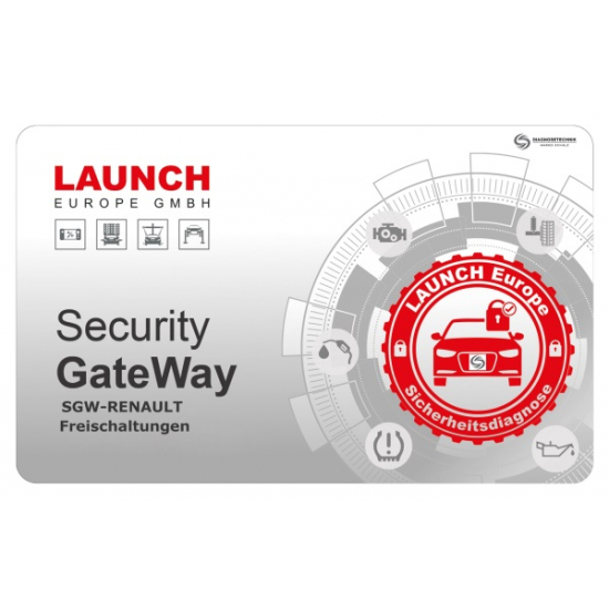 Launch Renault SGW 20 access card