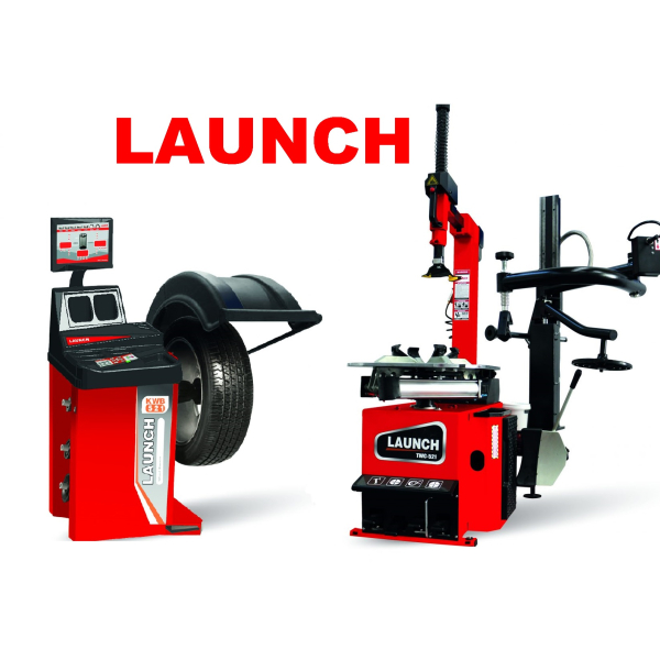 Wheel balancer and tyre changer set Launch