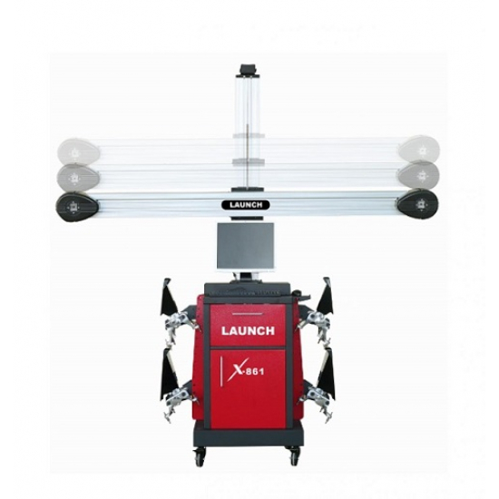 Launch X-861 3D wheel alignment stand