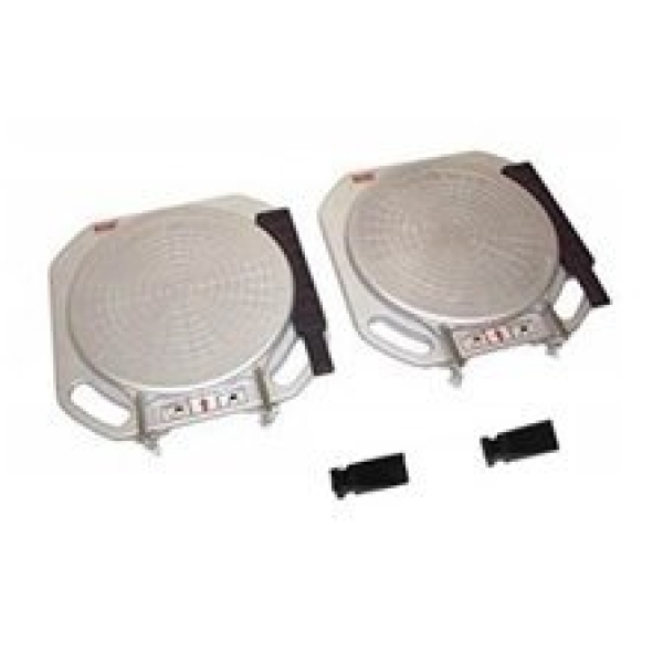 Set of swivel discs for wheel alignment 2 pcs.