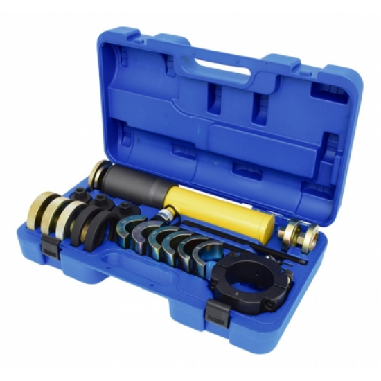 Bushing pressing kit with hydraulic cylinder