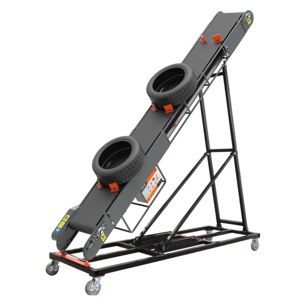 Mobile stand for 4.6 and 5.5-M tire conveyor Martins Industries