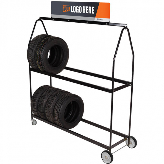 Mobile tire rack Martins Industries MTD-72