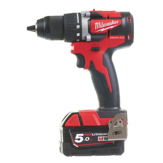 Cordless screwdriver / drill Milwaukee M18 CBLDD-502C