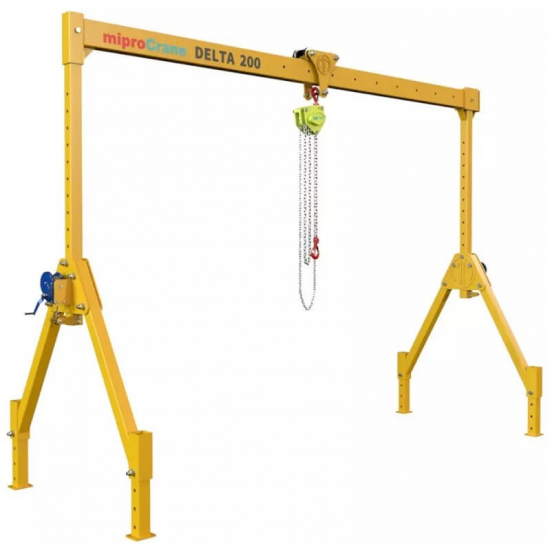 Disassembled gantry crane Delta 200