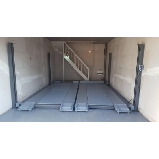 Four-seater double parking lift INT-XLT 2 + 2