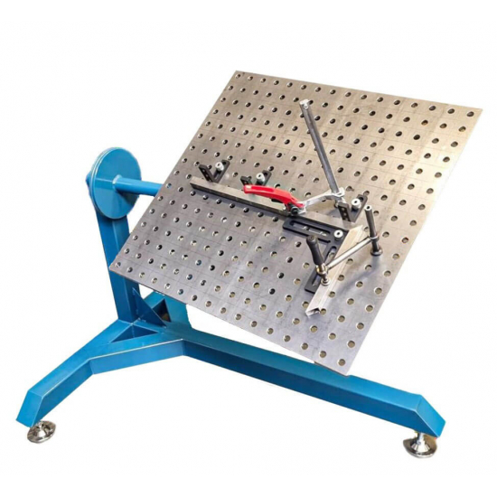 Adjustable position welding table