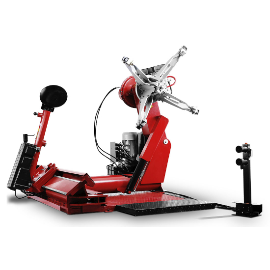 Automatic truck tire fitting machine